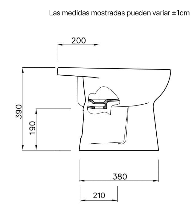 SANITANA MUNICH Bidé Blanco - Imagen 4