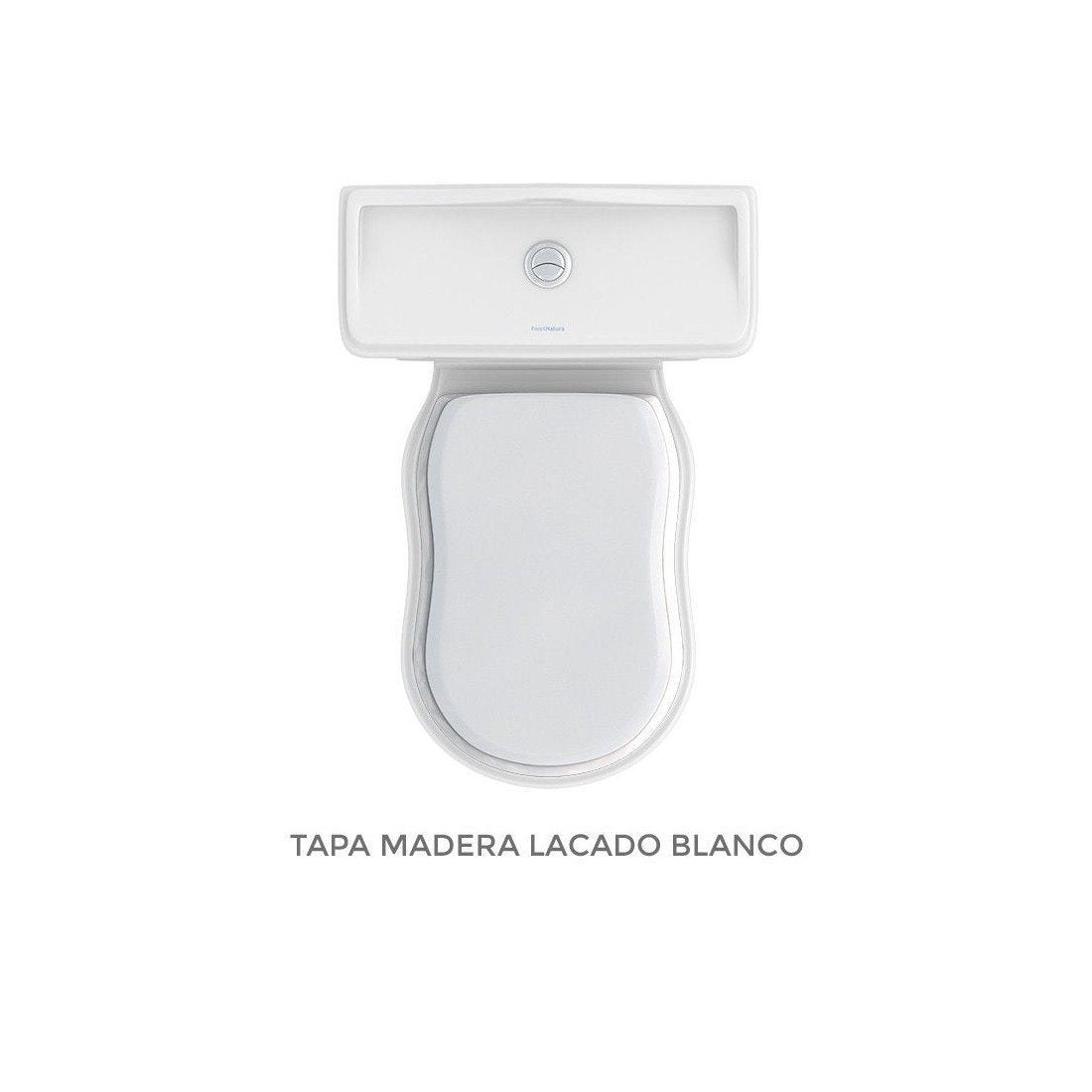 FOSSIL NATURA 00066 ATENAS Asiento WC Madera Blanca - Imagen 2