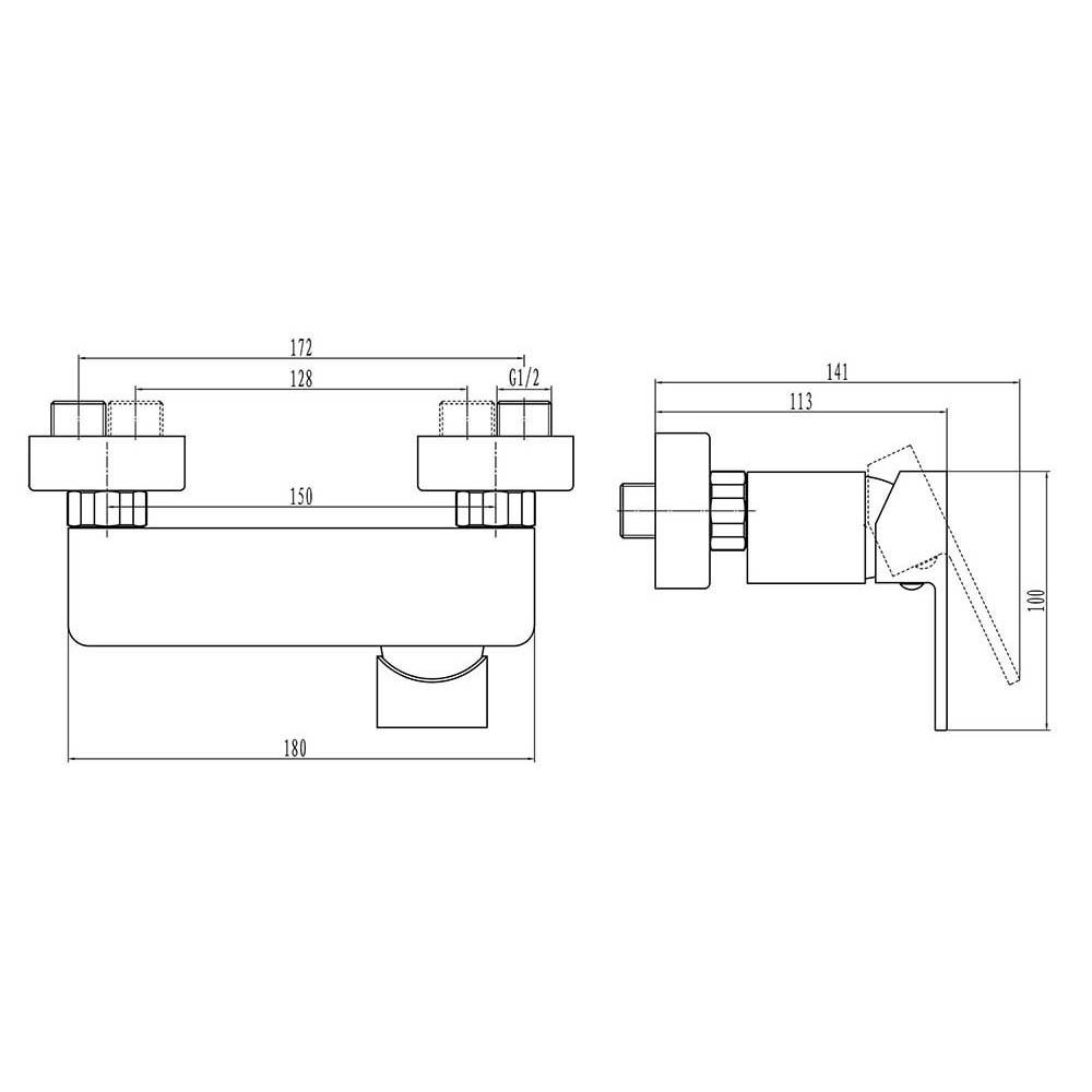 LLAVISAN L152464 CHEROKEE Grifo Ducha monomando - Imagen 4