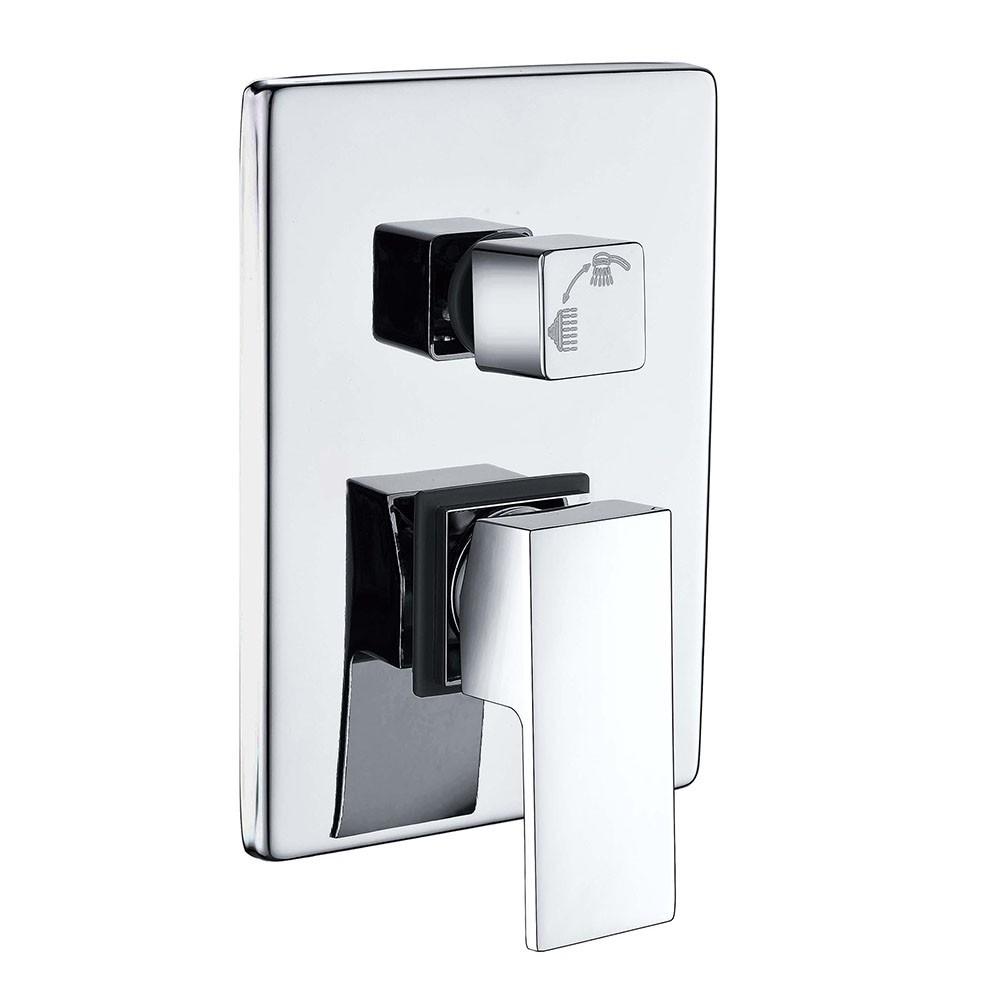 LLAVISAN L154484 CHEROKEE Grifo de empotrar monomando Cuadrada Techo Cromo - Imagen 2