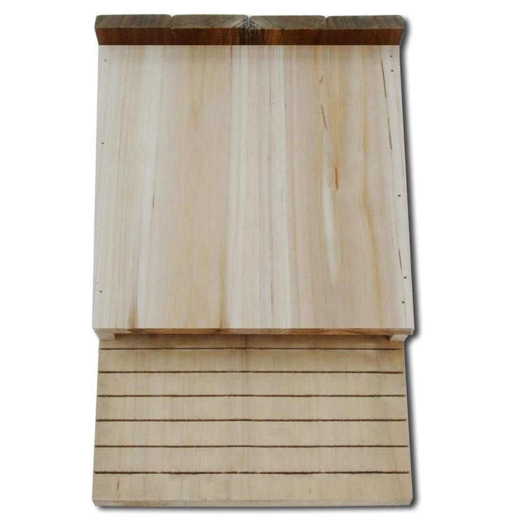 VXL Casas Para Murciélagos 4 Unidades De Madera 22X12X34 Cm - Imagen 3