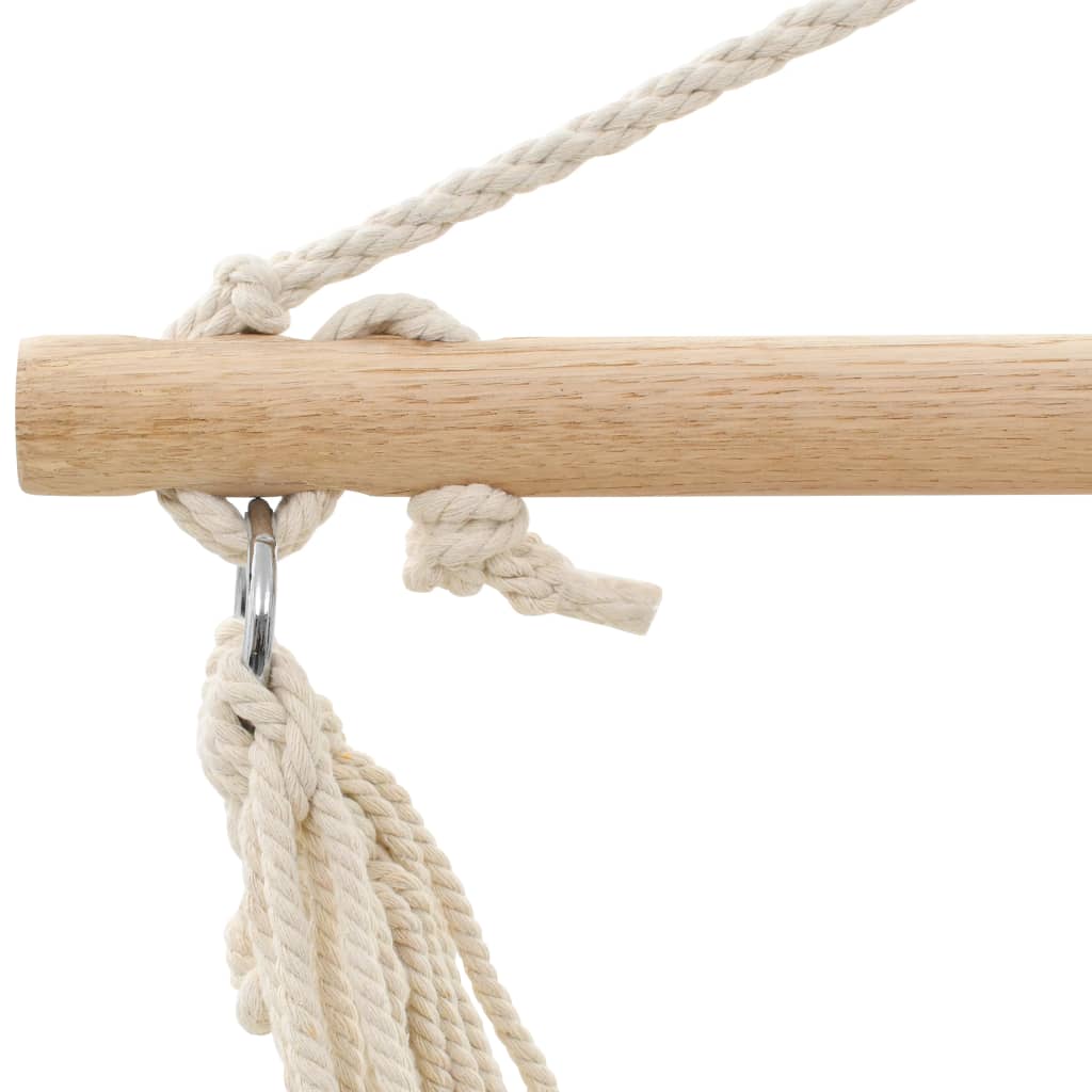 VXL Hamaca Silla 100 X 80 Cm Algodón Marrón - Imagen 3