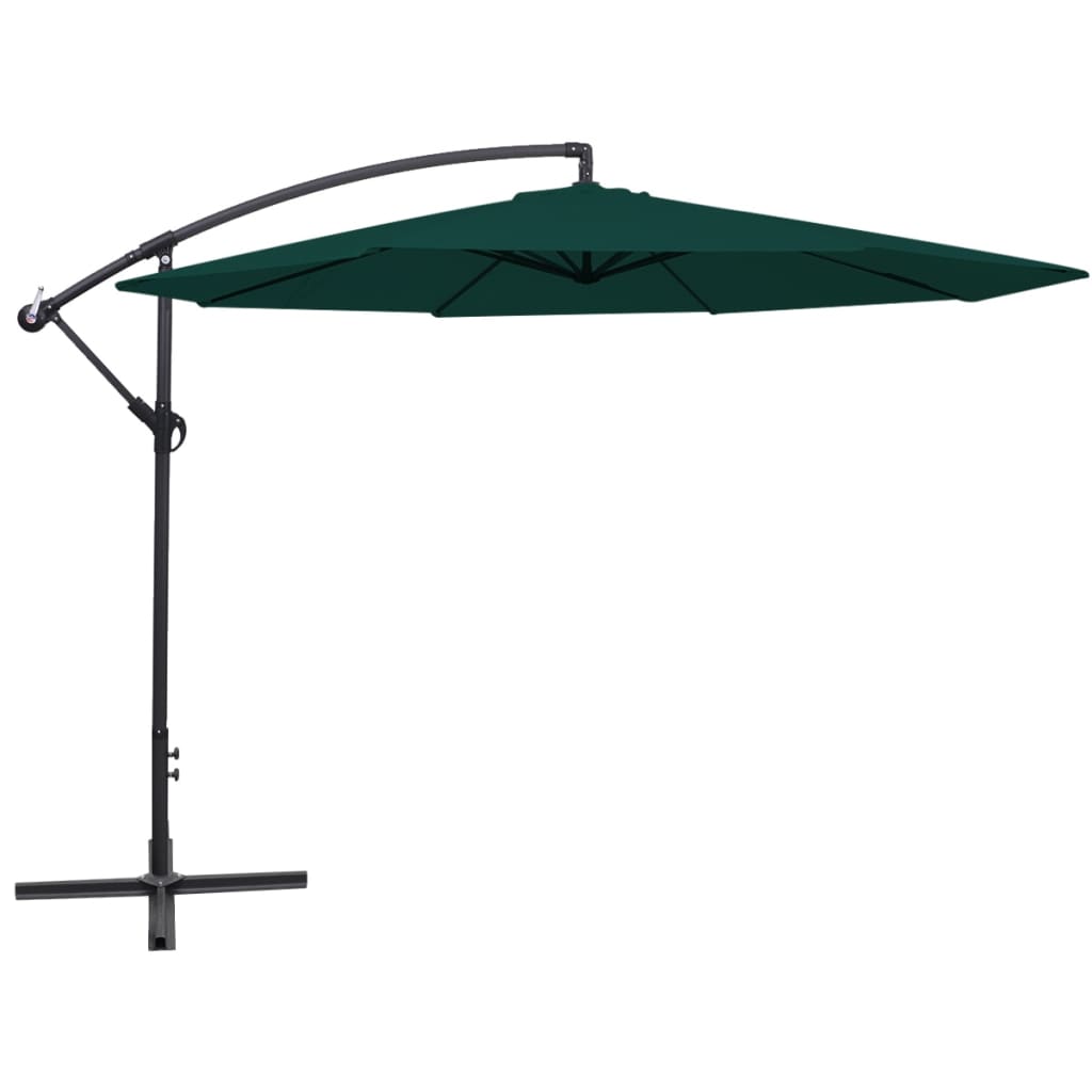 VXL Sombrilla Voladiza 3,5 M Verde