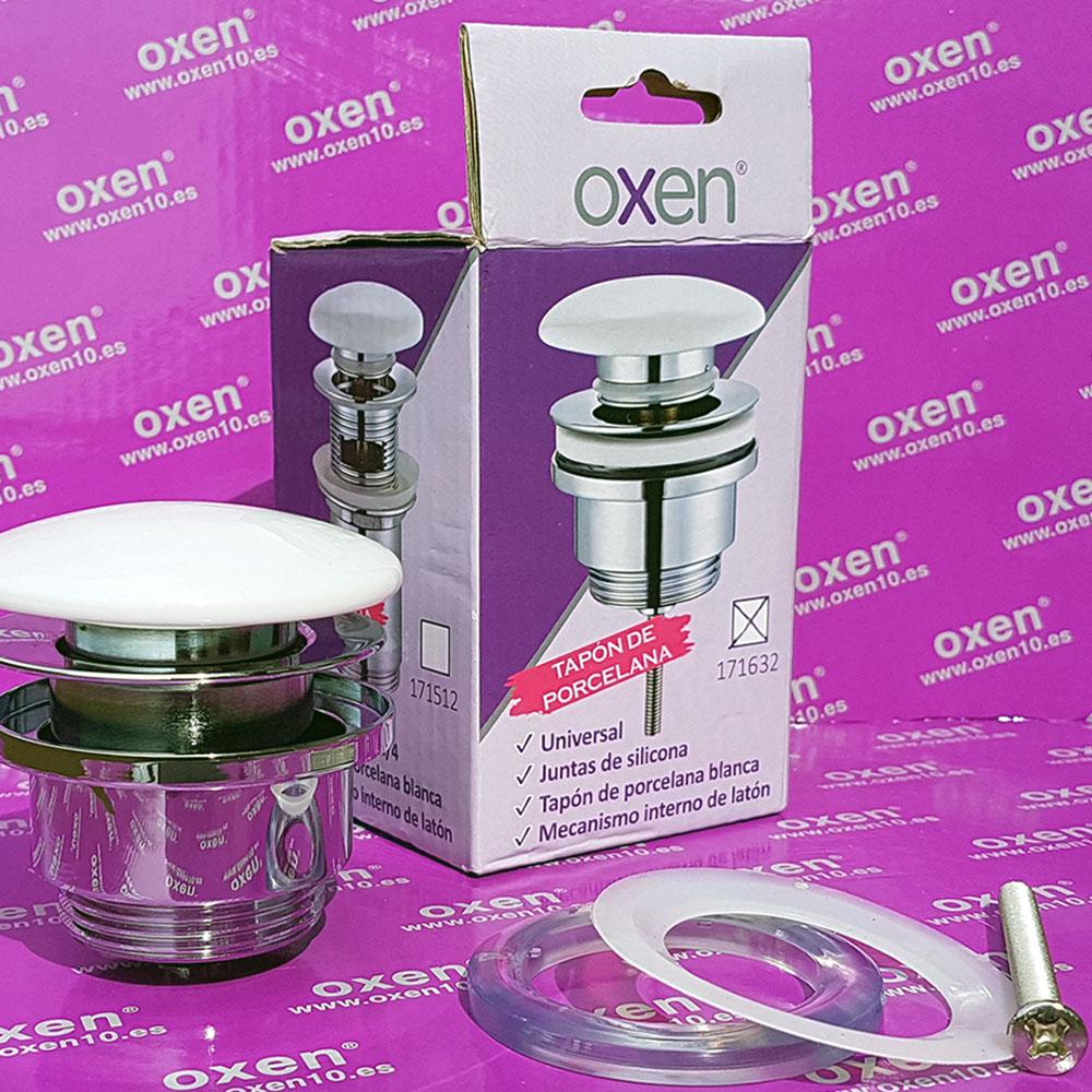 OXEN 171632 Válvula Clic Clac Universal Tapón Cerámica Blanco - Imagen 6
