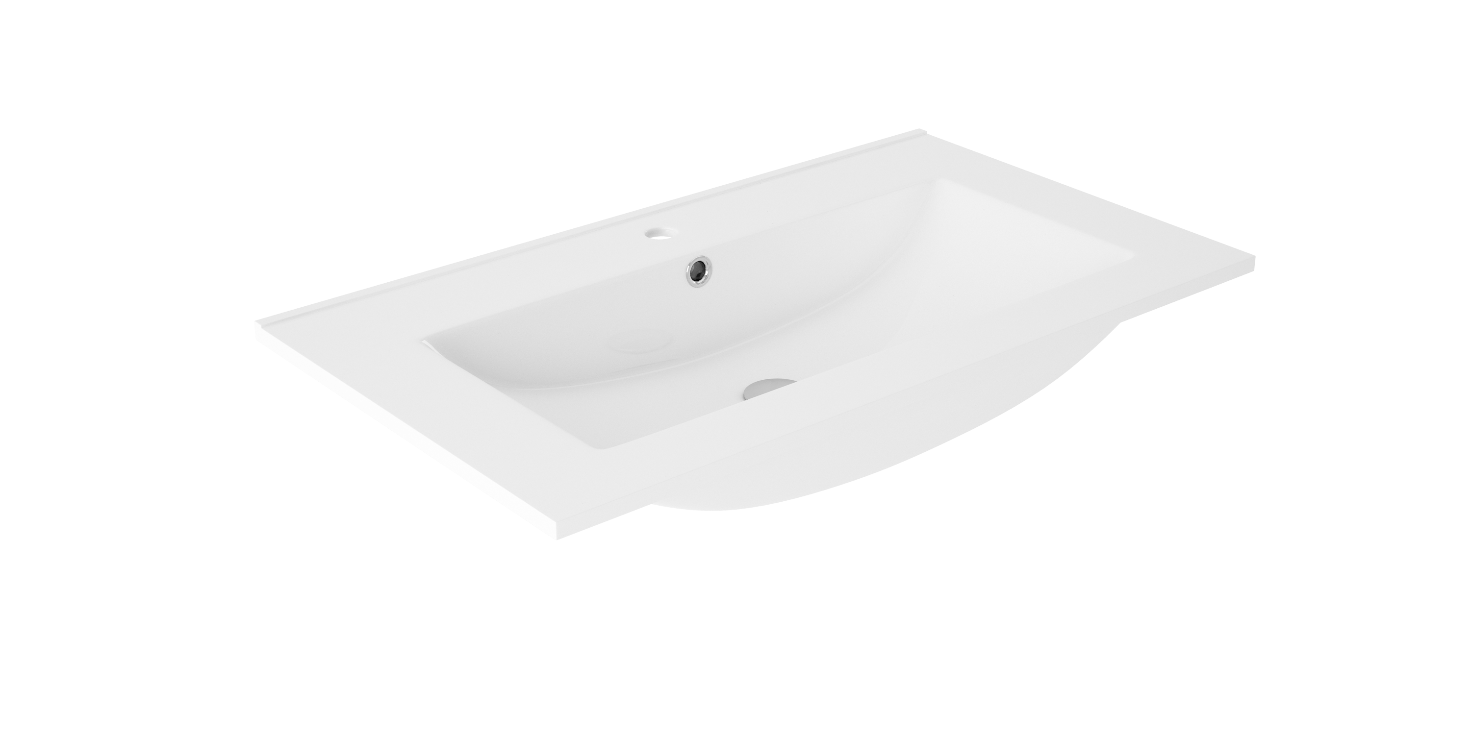 VISOBATH VISION Conjunto Mueble Completo Suspendido 2 Cajones Gris Brillo/Blanco - Imagen 5