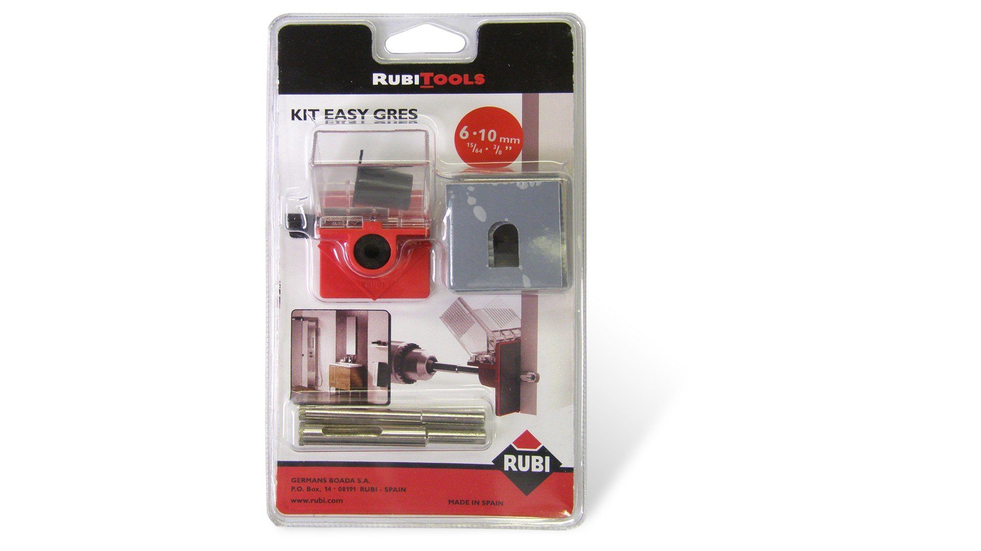 RUBI 04919 Kit Brocas Easygres Ø6 Y 10 Mm.