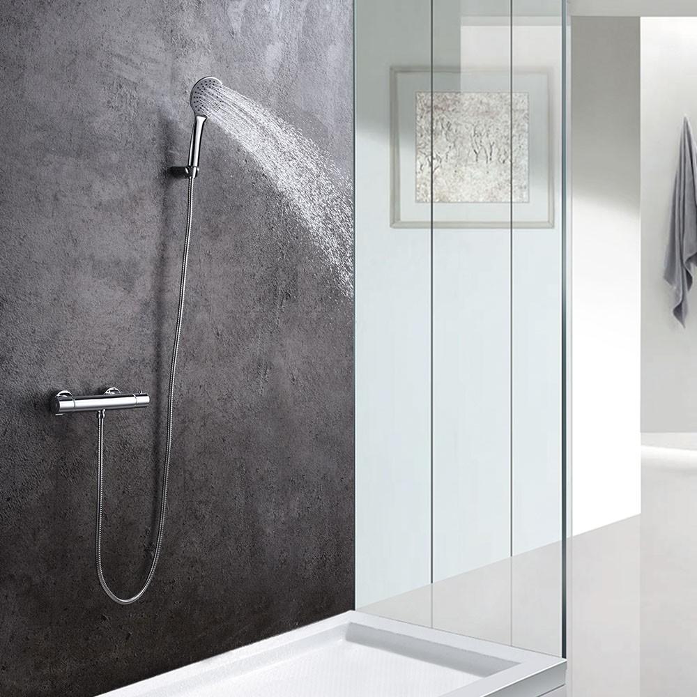 LLAVISAN L154224 PARÍS Grifo Ducha termostática Equipo Zinc