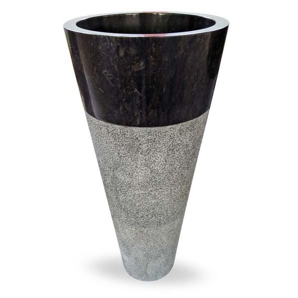 MOSAVIT CIRCULAR Lavabo Pedestal Circular Negro