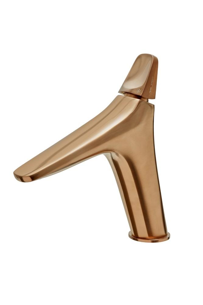 STROHM TEKA 91386020BZ SENSE Grifo Monomando Lavabo Tamaño L Y Acabado Bronce